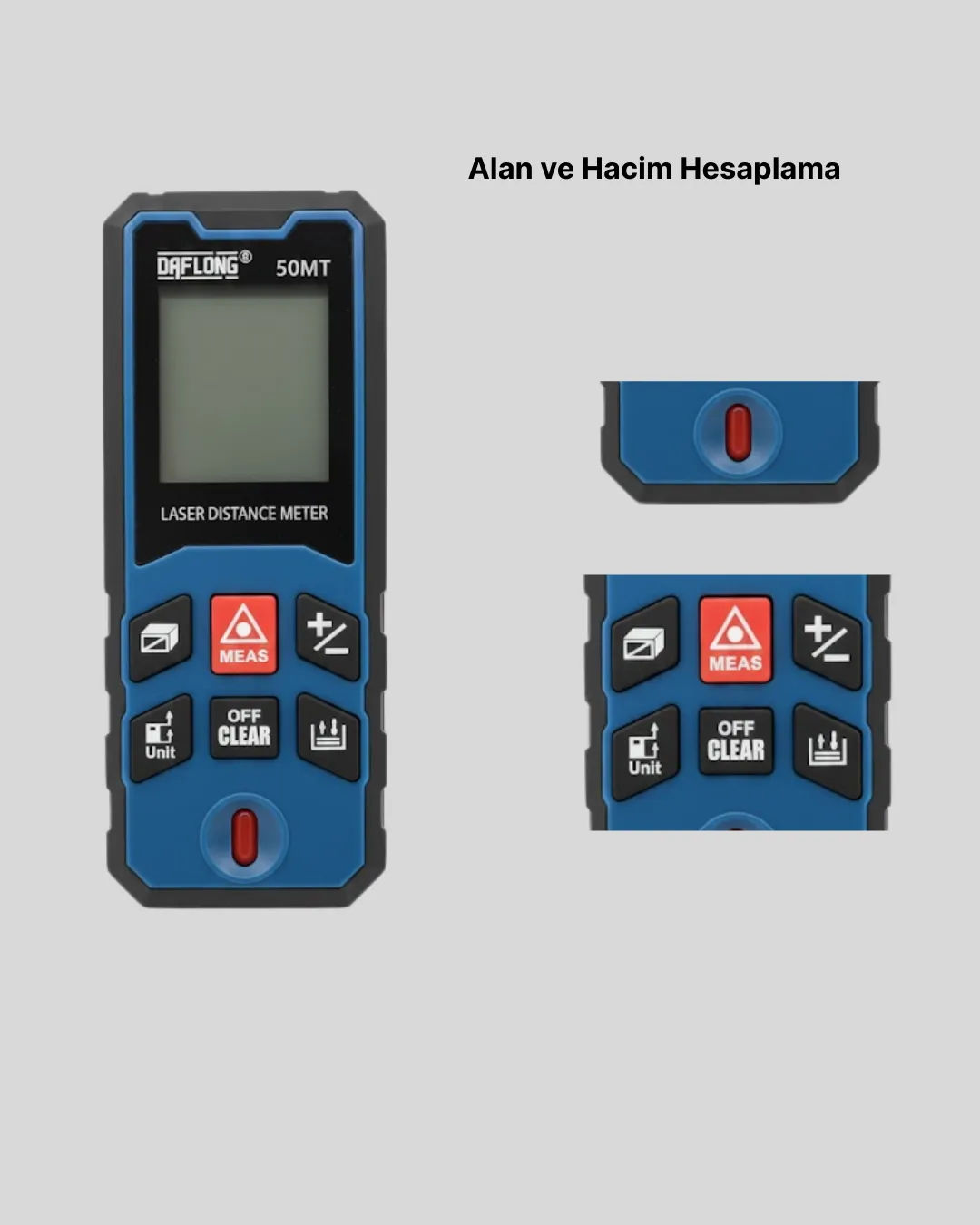 Dijital Lazer Mesafe Ölçüm Cihazı İnşaat ve Ev Kullanımı