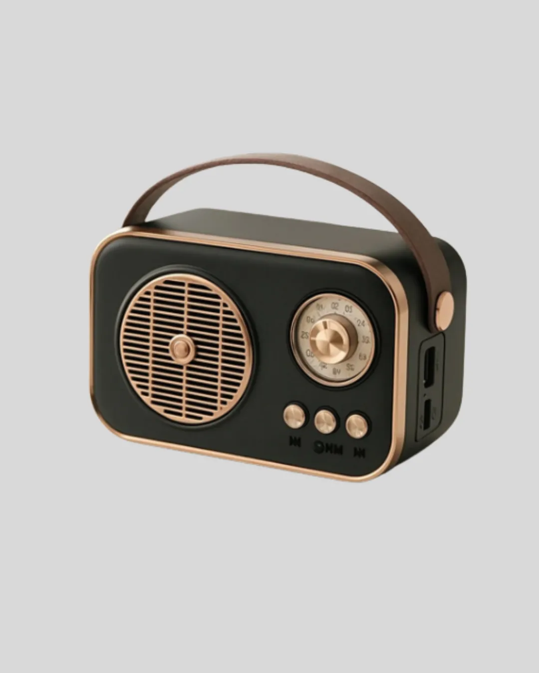 Vintage Bluetooth Radyo – TF Kart ve FM Destekli Taşınabilir Nostaljik Model