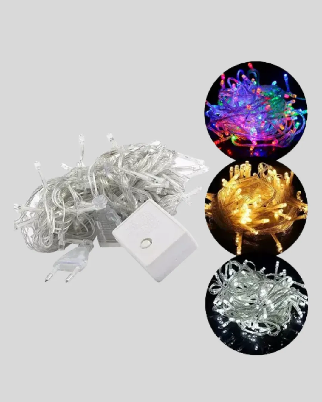 4 Metre Icicle Şelale Led Yılbaşı Perde Işık Sıcak Ambiyans