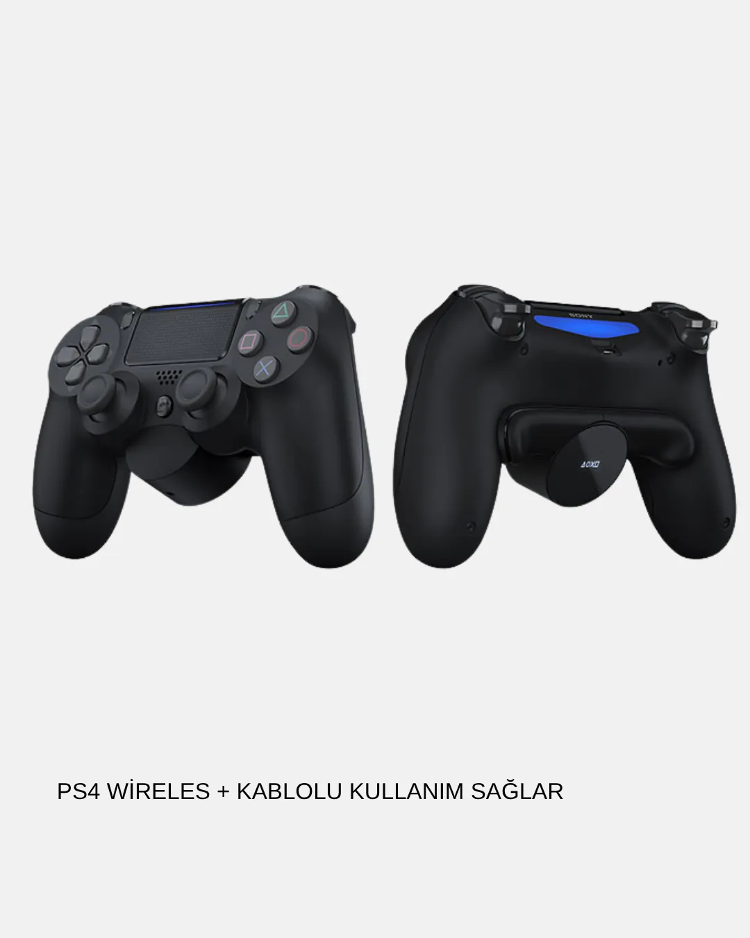 Titreşimli Kablosuz Oyun Kolu – PS4, PC, Mobil, Tablet ve Steam Uyumlu