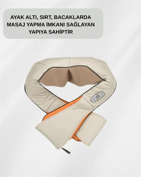 Ovmalı Isıtmalı Elektrikli Masaj Aleti – Boyun, Sırt, Bel, Omuz ve Bacak İçin Profesyonel Masaj Aleti
