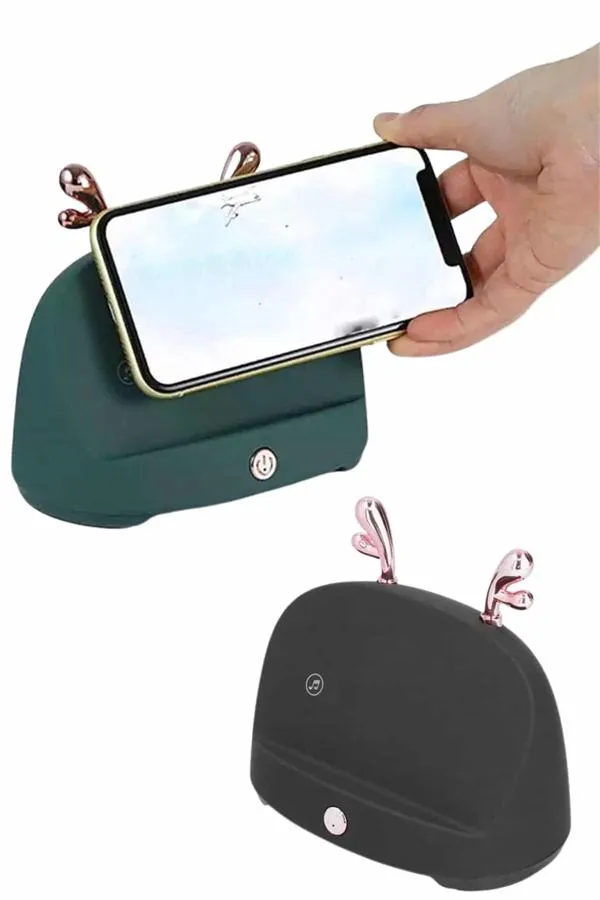 Bluetooth Hoparlör Uzun Pil Ömrü Yüksek Ses Kaliteli Kablosuz Telefon Tutma