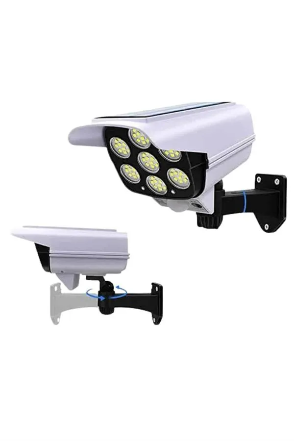 Kamera Görünümlü Led Lamba Dönebilen Bahçe Aydınlatması Duvar Lambası