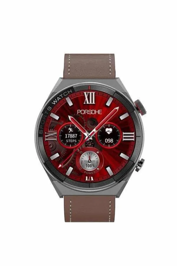 Akıllı Saat Çelik Kordon Çağrı Cevaplama Amoled Ekran Titreşimli Uyku ve Sağlık Takibi