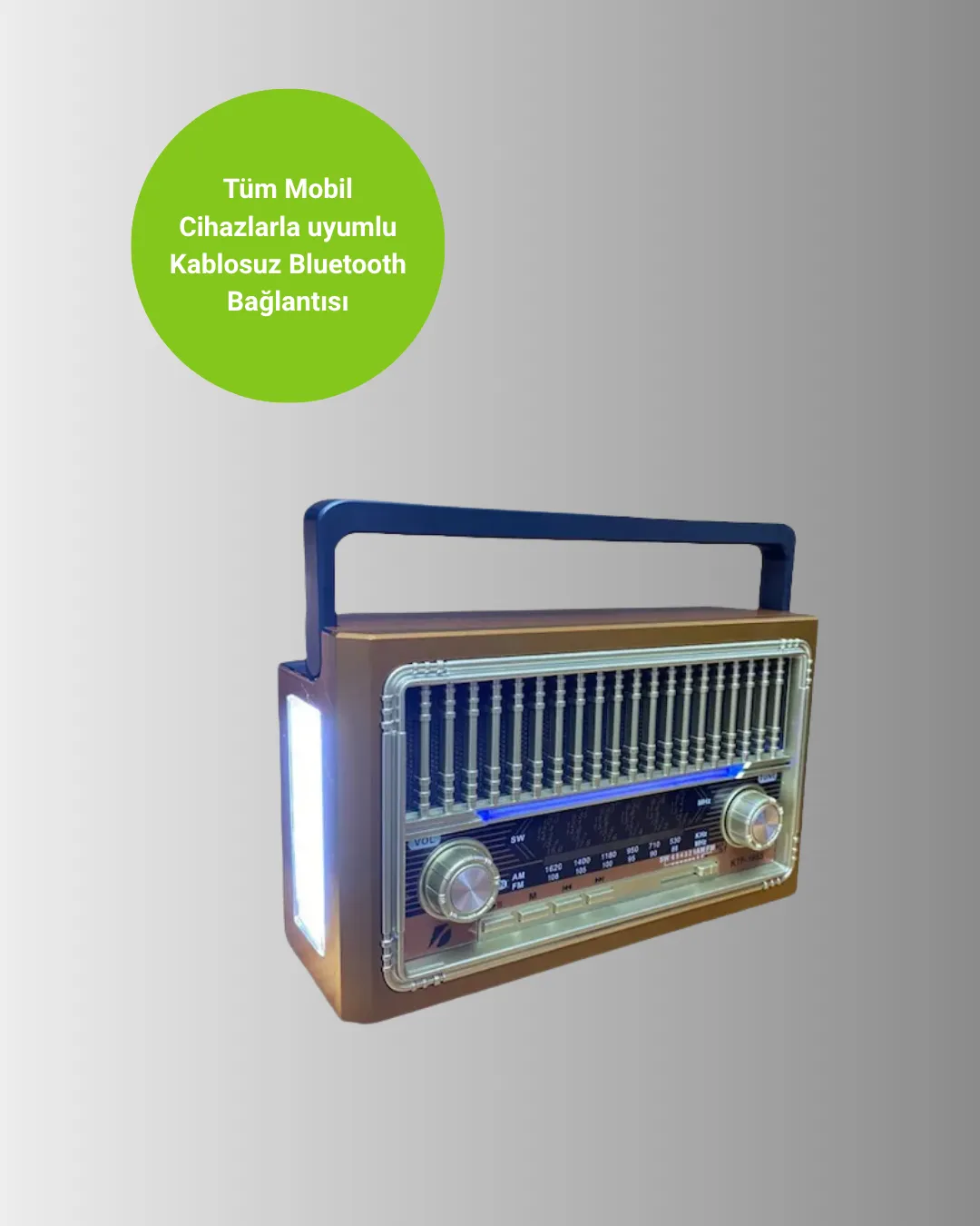 Ahşap Görünümlü Masaüstü Bluetooth Cihaz