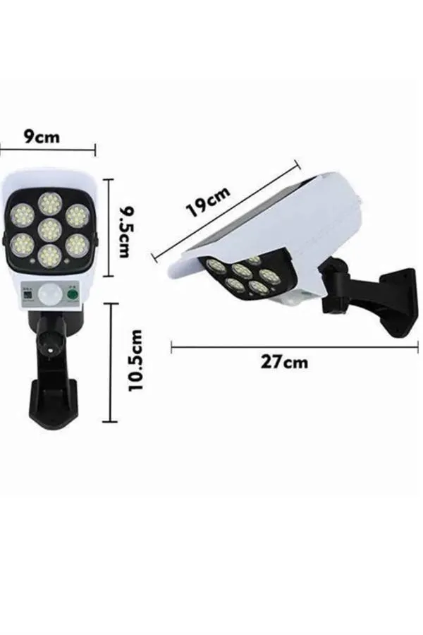 Kamera Görünümlü Led Lamba Dönebilen Bahçe Aydınlatması Duvar Lambası