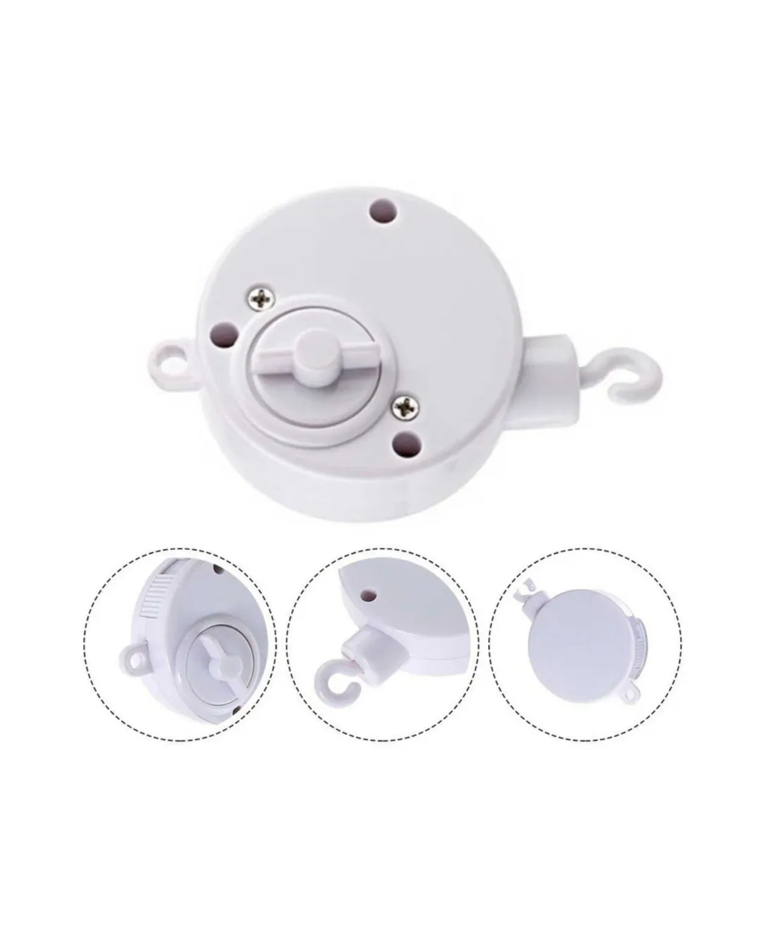 Taşınabilir Bebek Uyutucu Müzik Kutusu Pil Gerektirmeyen Mekanik Tasarım