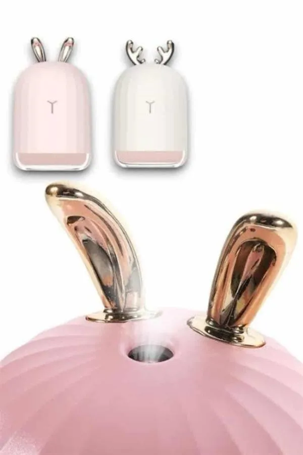 Aromaterapi Hava Nemlendirici Dekoratif USB Şarjlı Tavşan Nemlendirici