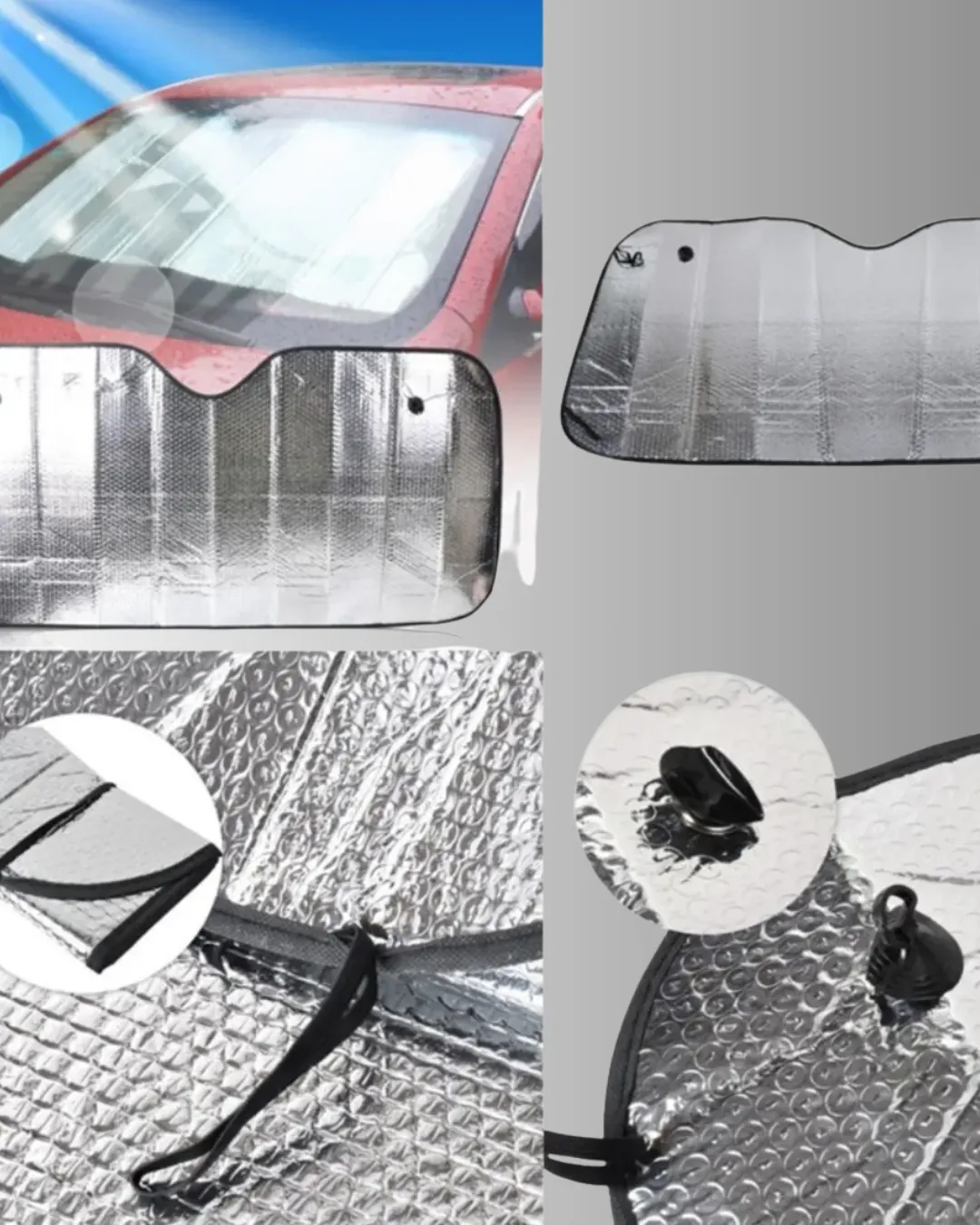 Katlanabilir Reflektörlü Oto Güneşliği – Yaz Sıcaklarına Karşı Yüksek Koruma