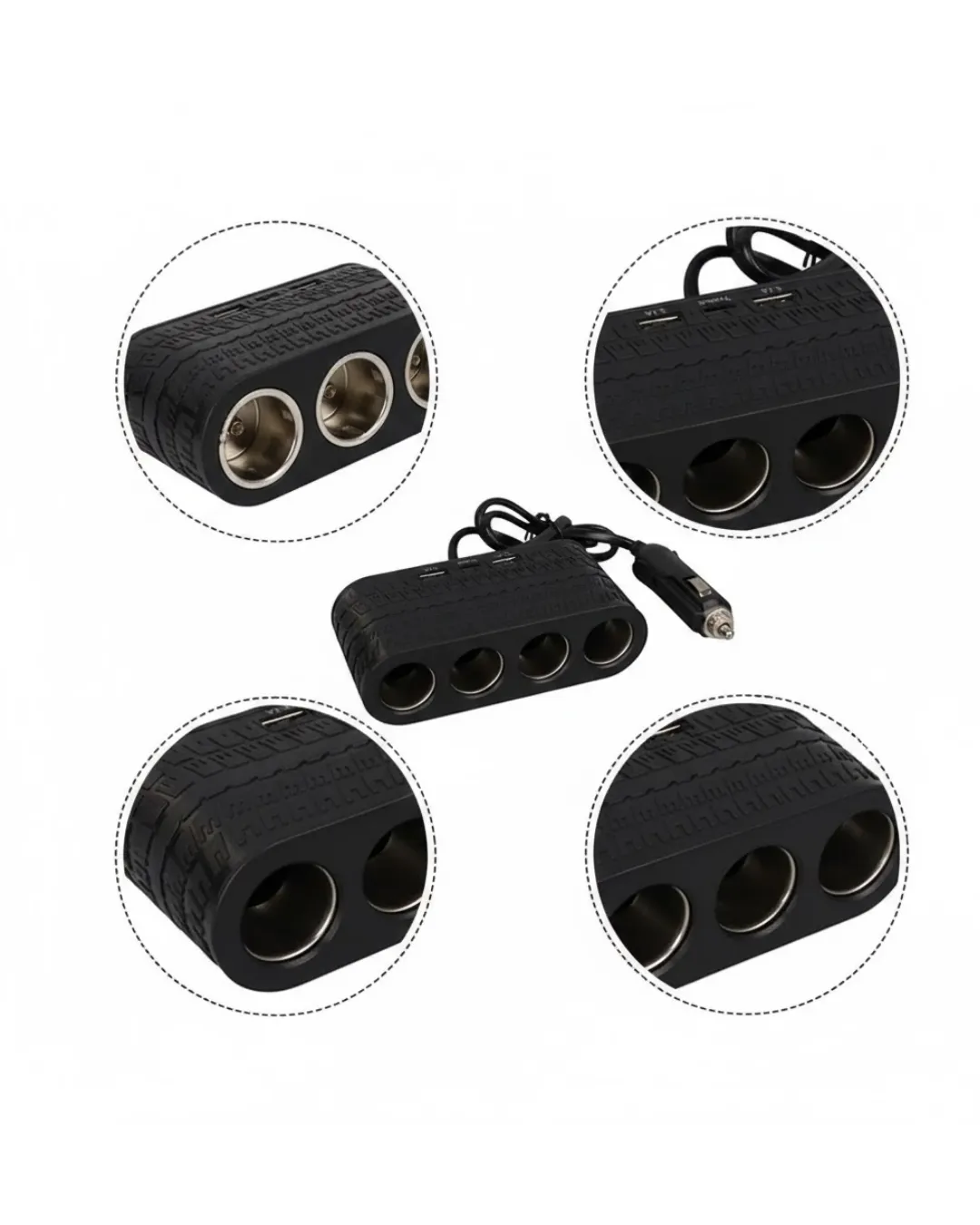 Araç Çakmak Çoklayıcı USB ve Type C Destekli Güçlü ve Güvenli Kullanım