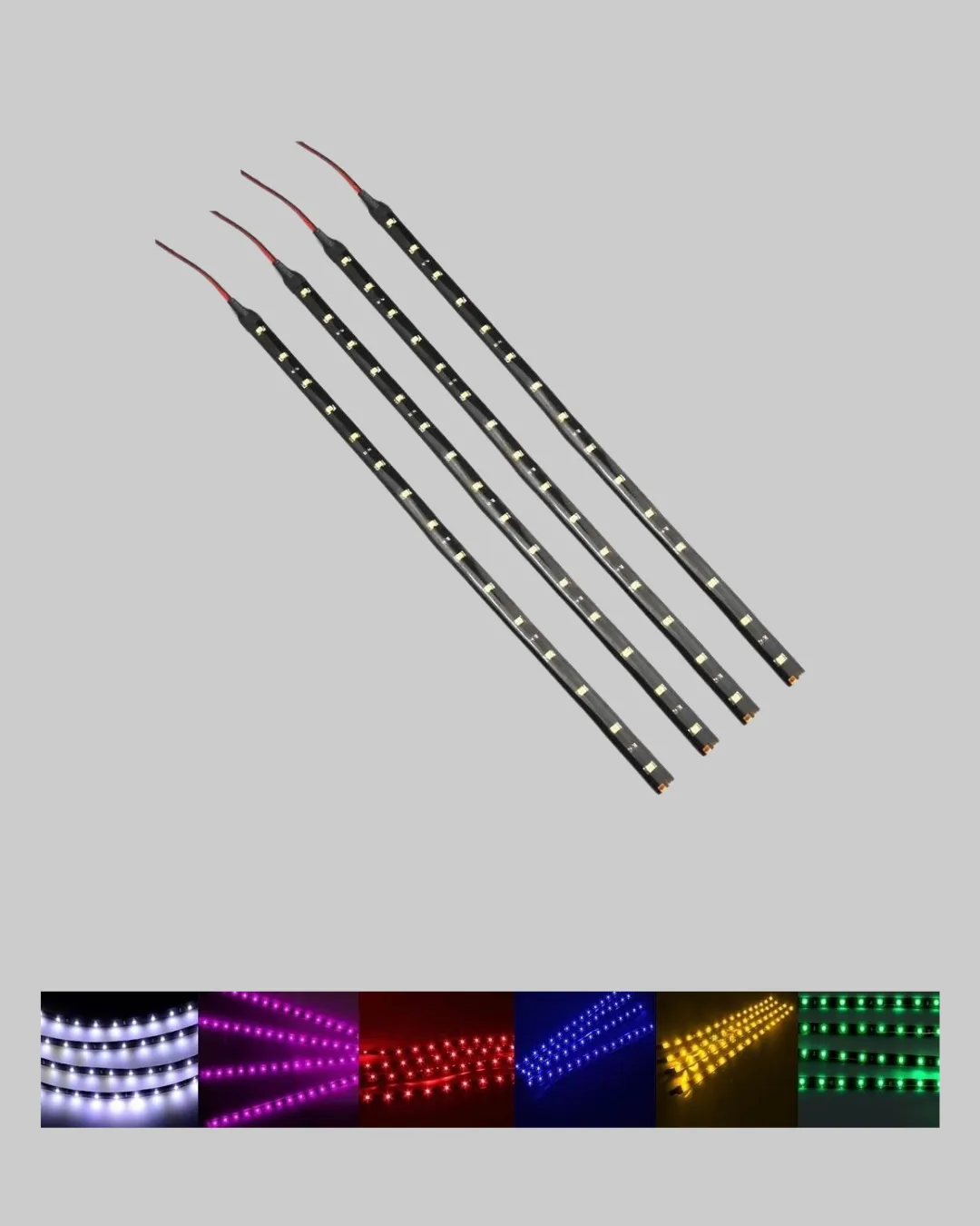 LED Yağmur Işığı Seti 10 Adet Meteor Çubuk Aydınlatma