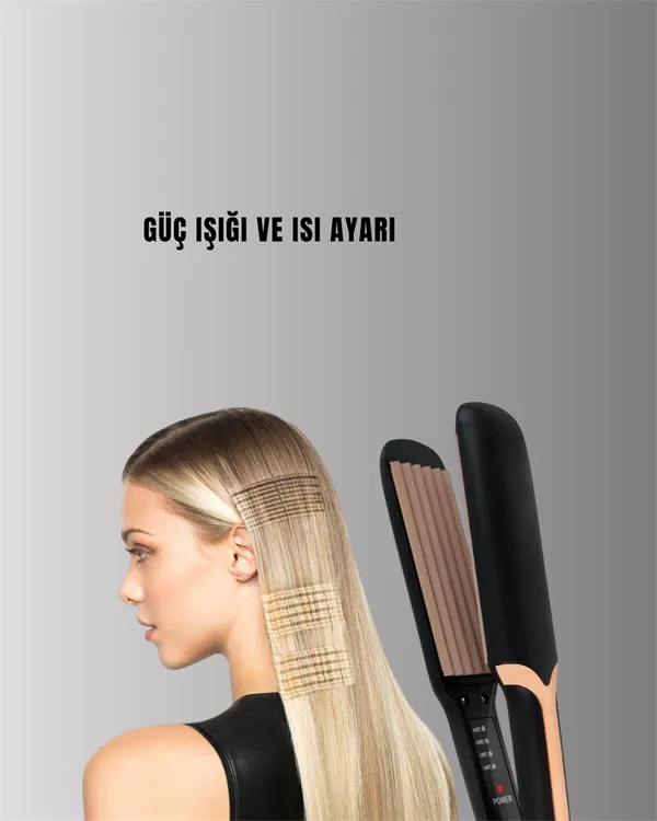 DP-134 Tost Saç Şekillendirici – Hızlı Isınan, Kalıcı ve Belirgin Dalgalar İçin İdeal