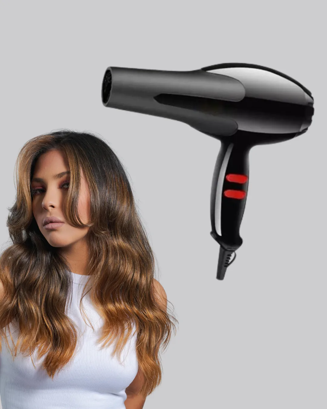 2200W Saç Kurutma Makinesi Soğuk ve Sıcak Üfleme Fonksiyonlu