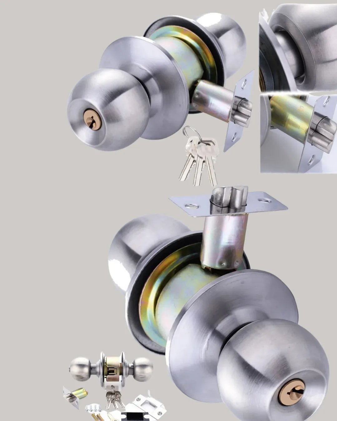 Kolay Montajlı Modern Tasarım Topuzlu Kilit