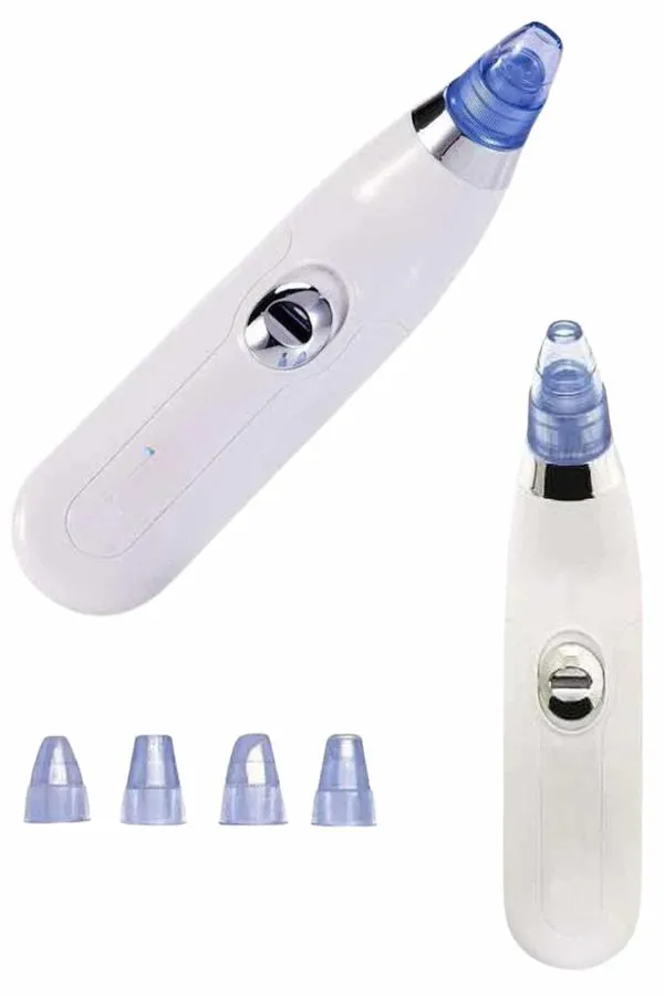 Siyah Nokta Temizleme Cihazı 4 Başlıklı Vakumlu Pilli Ölü Deri Arındırma