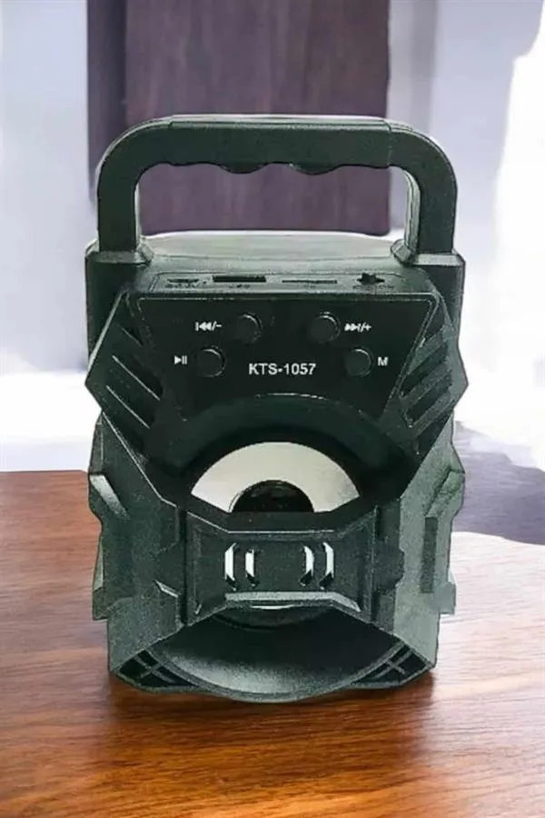 Taşınabilir Bluetooth Hoparlör Led Işıklı Uzun Pil Ömrü