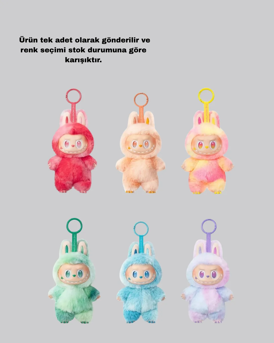 Dekoratif Yumuşak Labubu Peluş Figür – Koleksiyonluk ve Çocuklara Uygun Hediye 20 cm