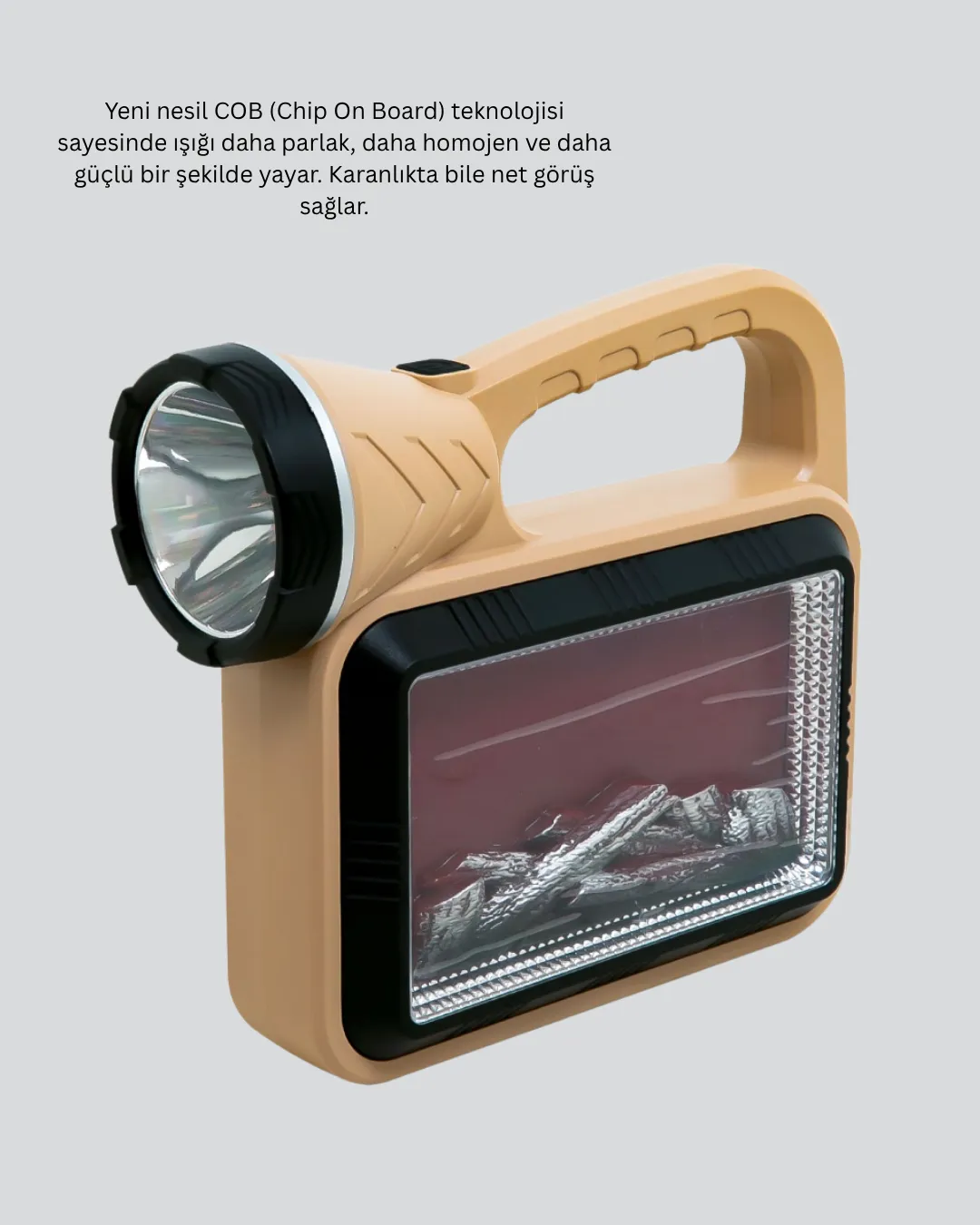 Solar Alev Lambası – Kamp, Bahçe ve Dış Mekan İçin