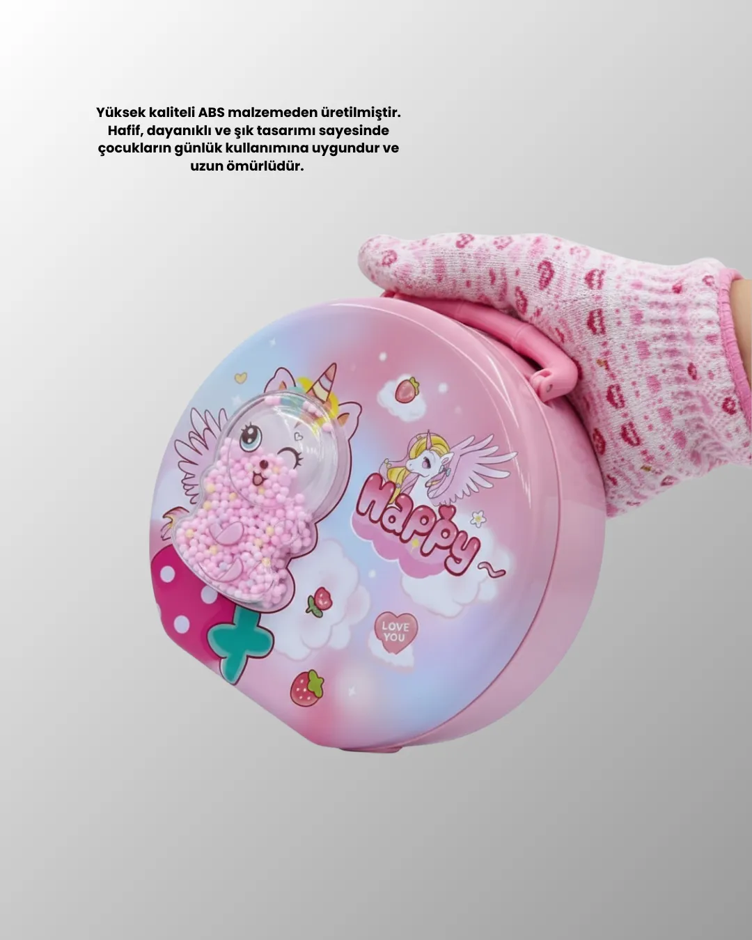 Mini Çocuk Para Kasası Güvenli Kilitli Birikim Kutusu