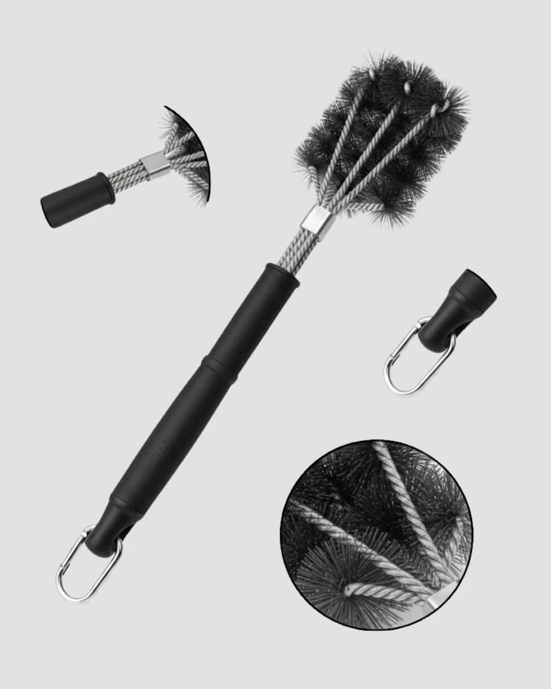 Izgara ve Barbekü Temizleme Fırçası Dayanıklı Tasarım