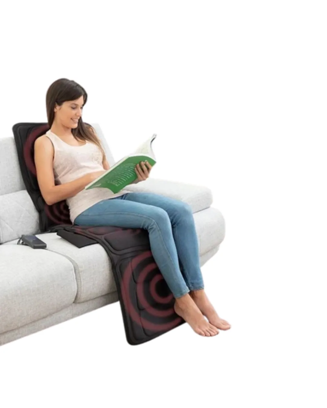 Sırt Bel Boyun Masaj Minderi Isıtmalı Titreşimli Sistem