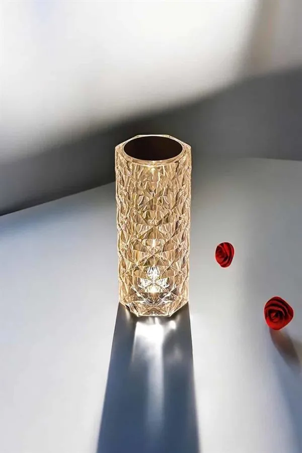 Kristal Dokunmatik Ve Kumandalı Masa Ve Gece lambası
