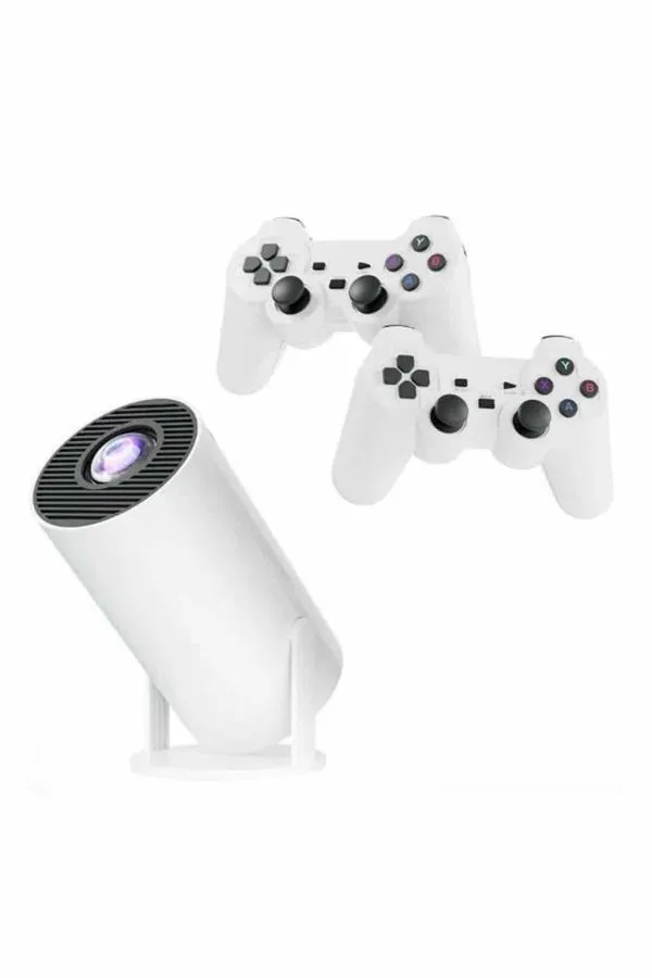 Taşınabilir Android Projeksiyon Ayaklı Çift Kollu 4K Çözünürlüklü Sinema Projeksiyonu