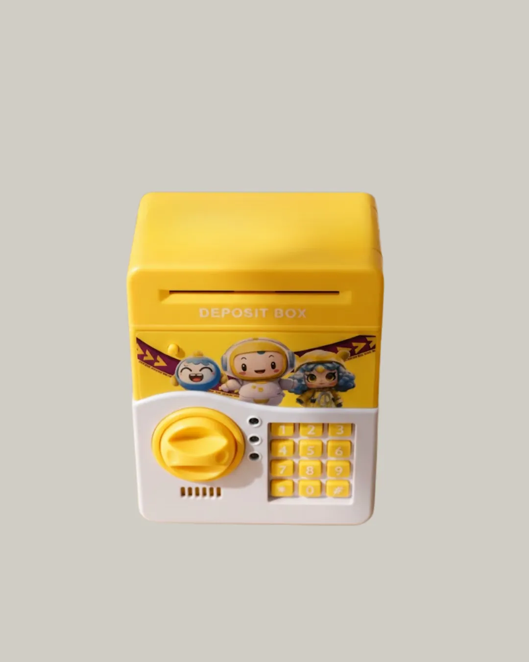 Çocuklar İçin Sarı Elektronik Şifreli Para Biriktirme Kumbarası