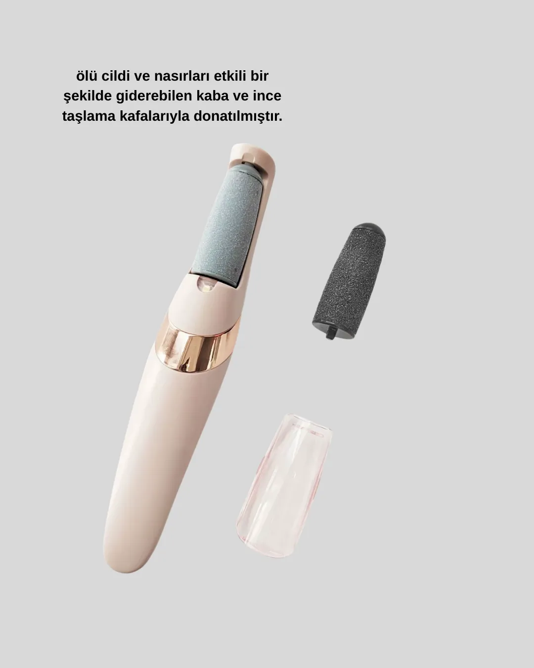 İki Hızlı Elektrikli Ayak Törpüsü Pürüzsüz Topuk Bakımı