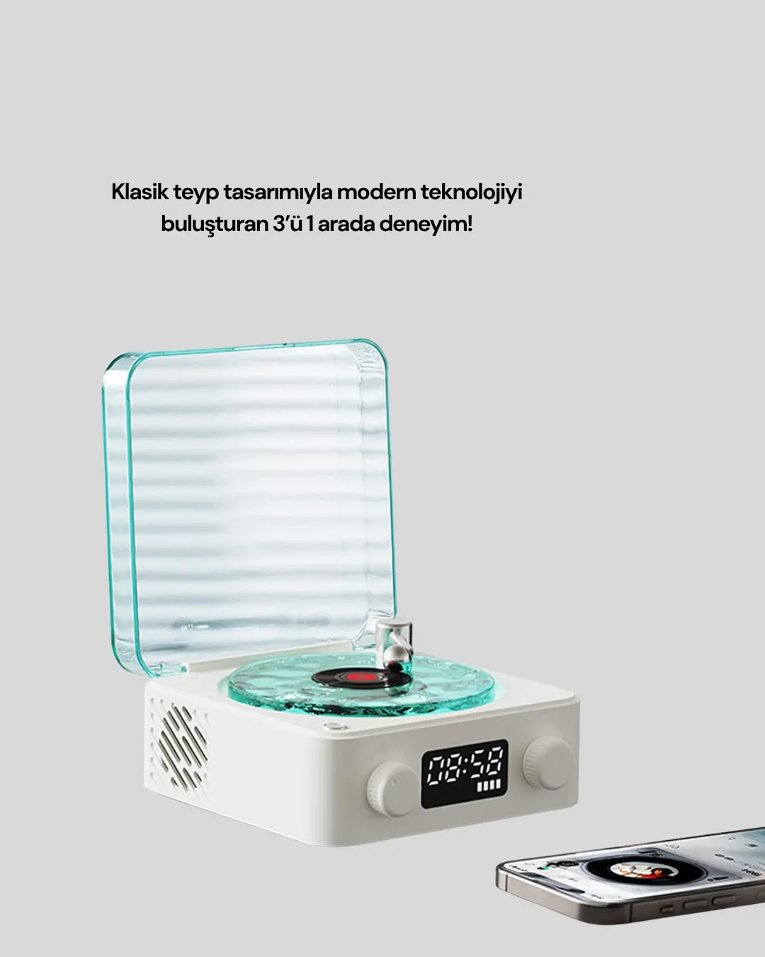 Kablosuz Bluetooth Hoparlör MAVİ