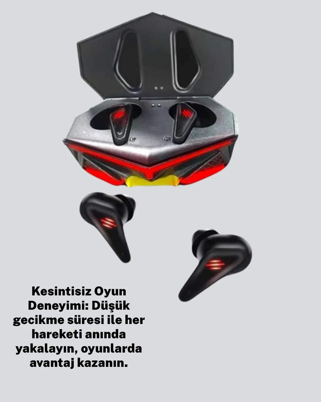 Kablosuz Bluetooth 5.0 Metal Kasa Gaming Kulaklık