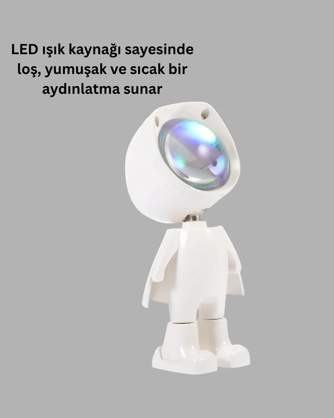 USB Şarjlı Taşınabilir Gün Batımı Projektör Lambası