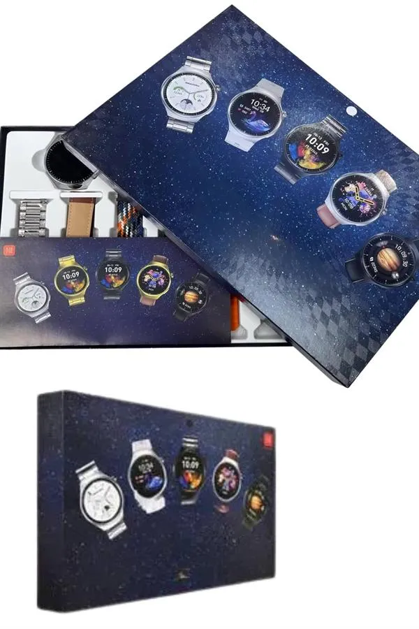 Akıllı Saat Çoklu Kordon Seçenekli Dokunmatik Ekran Nabız Sensörlü