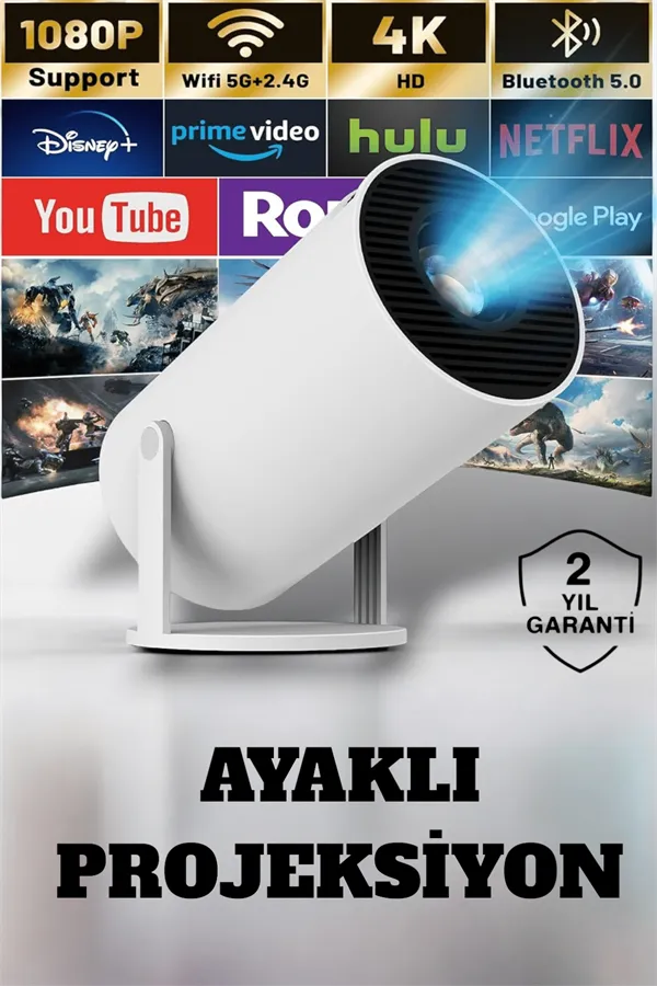 HDMI ve Full HD Teknolojili 160 ANSI Lümen Kablosuz Projeksiyon