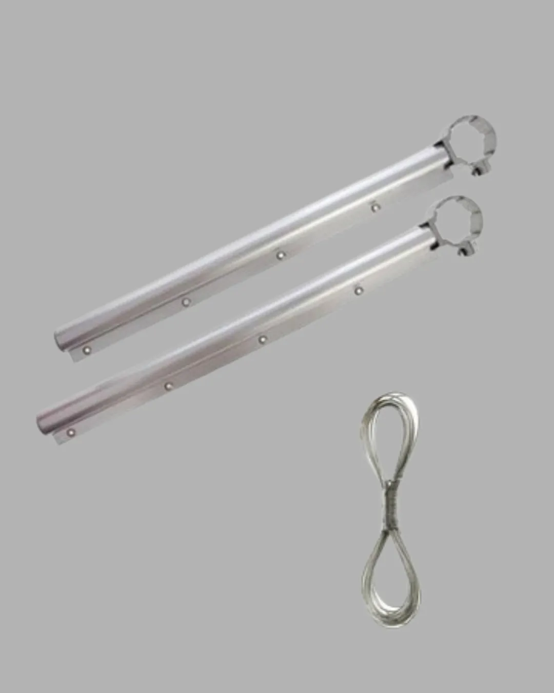 25x60 cm Çamaşır Askılığı Kare Balkon Demiri İçin Dayanıklı Tasarım