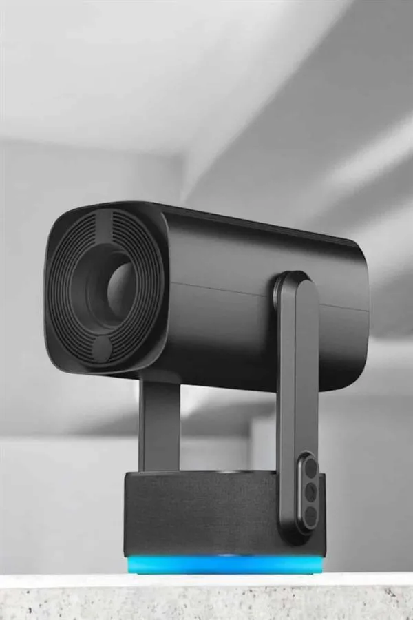 Akıllı Projeksiyon Powerbankli Taşınabilir Sinema Projektörü 4k HD Kaliteli