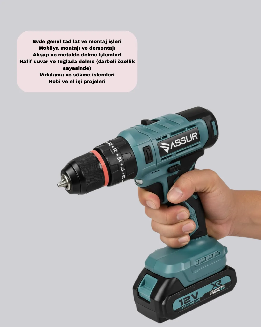 18 PARÇA MATKAP SETİ