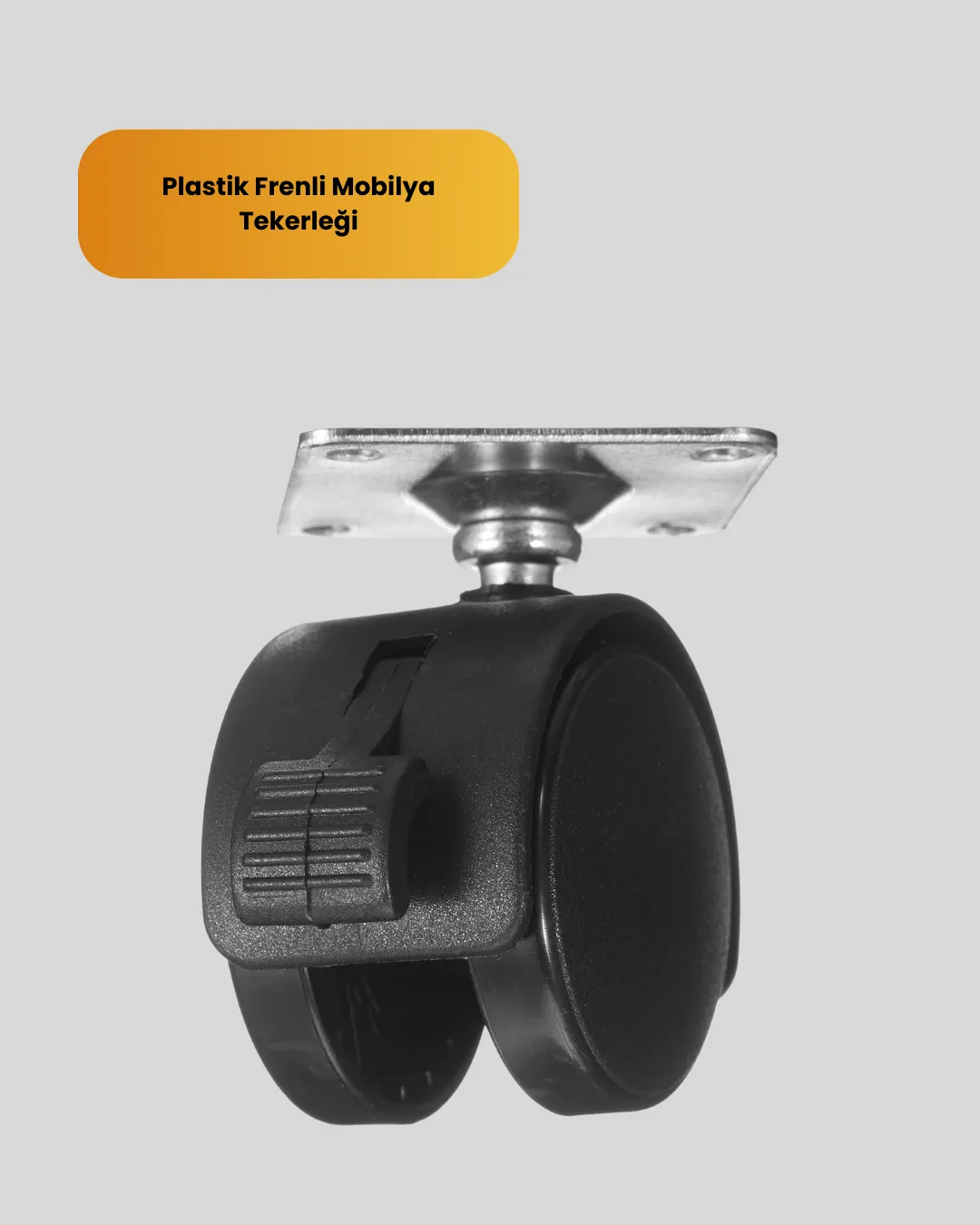 Mobilya İçin Kilitli 6 cm Ayak Tekli Satış