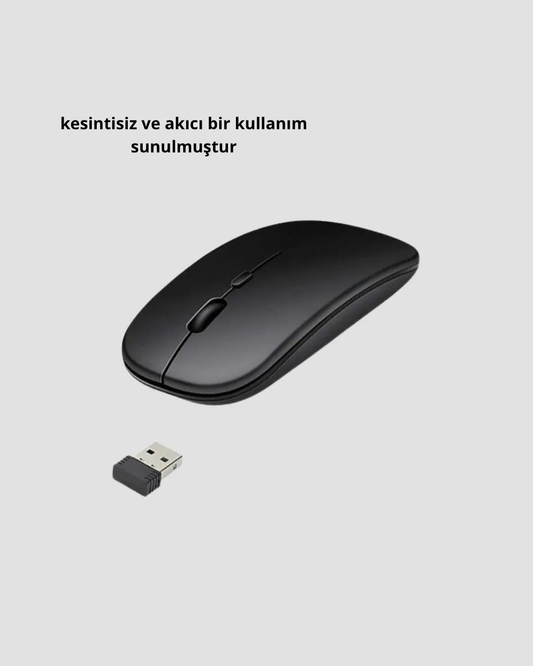 Kablosuz Oyuncu Mouse –  Gelişmiş Optik Sensör, Profesyonel ve Oyun Kullanımına Uygun