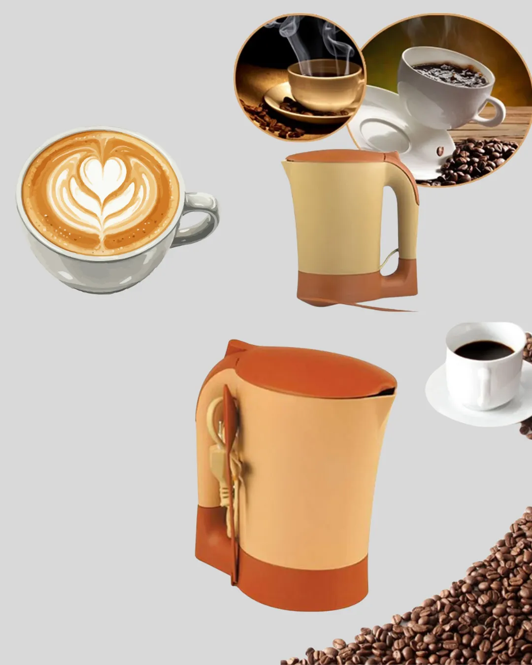 Bol Köpüklü Türk Kahvesi Makinesi Çok Amaçlı Kullanım