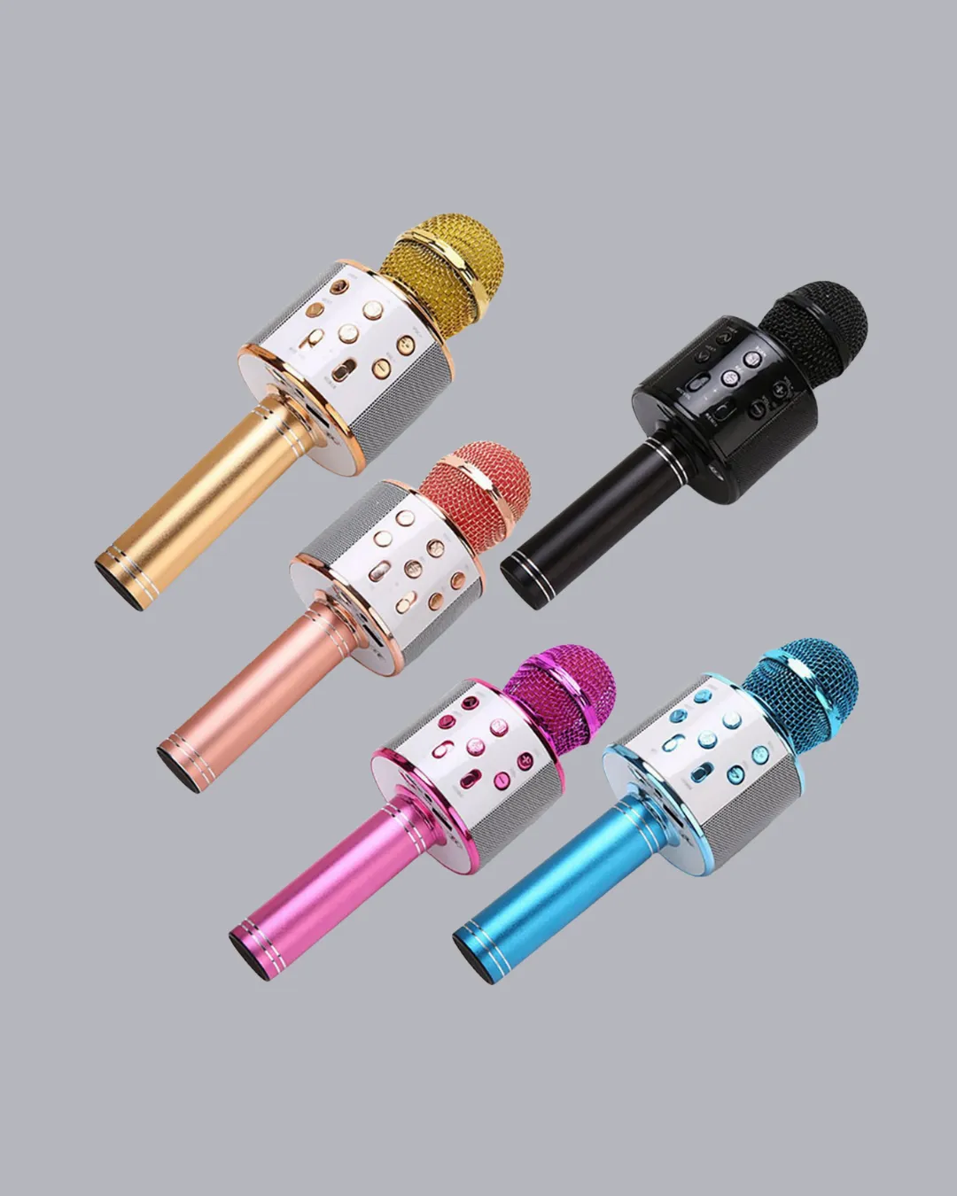 Bluetooth Karaoke Mikrofon – Yüksek Ses Kalitesi, Yankı Efektli, Uzun Ömürlü Pil