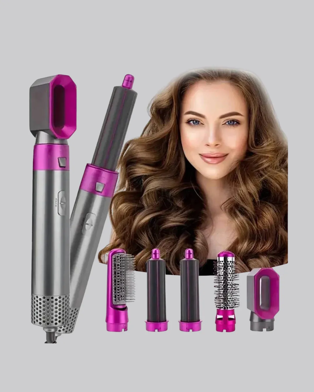 5’i 1 Arada Saç Şekillendirme Makinesi Hızlı Kuruma ve Kuaför Kalitesinde Sonuç