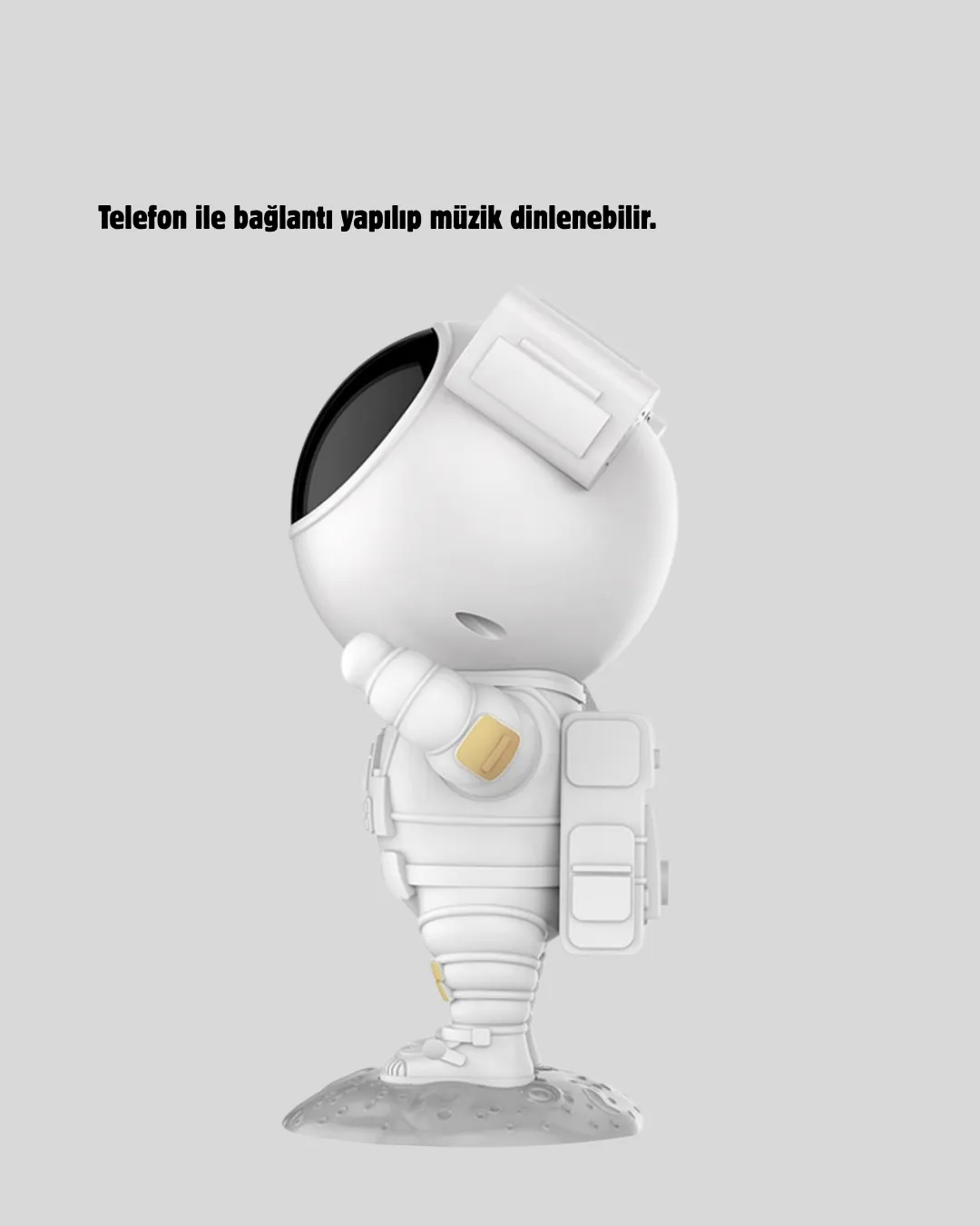 Astronot Galaksi Projeksiyon Lambası Bluetooth Bağlantılı ve Uzaktan Kontrollü
