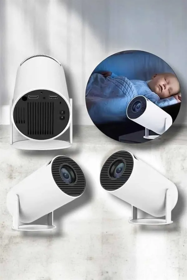 USB ve Kablosuz Bağlantı Özellikli 5000 Saat Ampul Ömürlü Projeksiyon