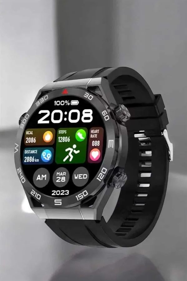 Akıllı Saat Yeni Nesil 2024 Model Metal Kordonlu Bluetooth Bağlantılı