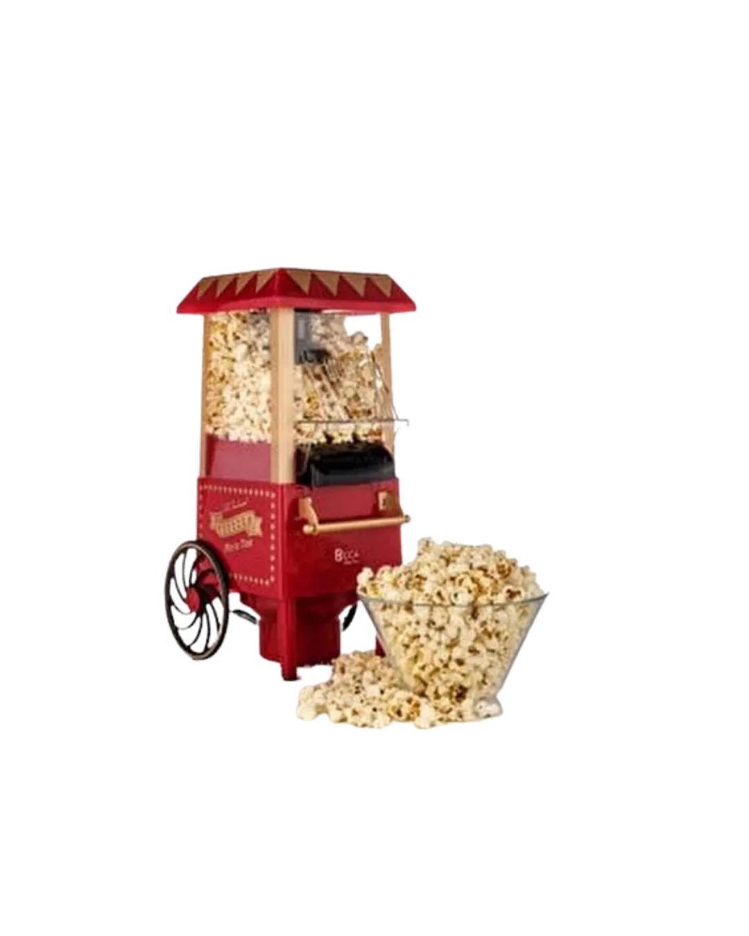 5 Dakikada Popcorn Hazırlayan Yağsız Patlatma Makinesi
