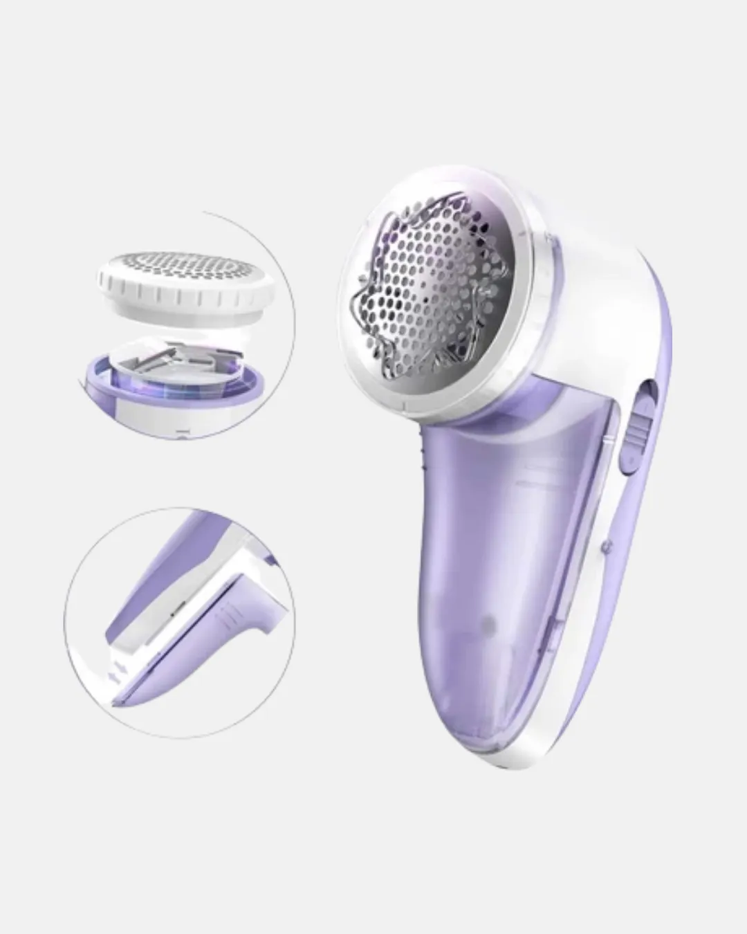 Taşınabilir Şarjlı Tiftik Toplayıcı – Çıkarılabilir Hazneli, Anti-Statik Fırçalı