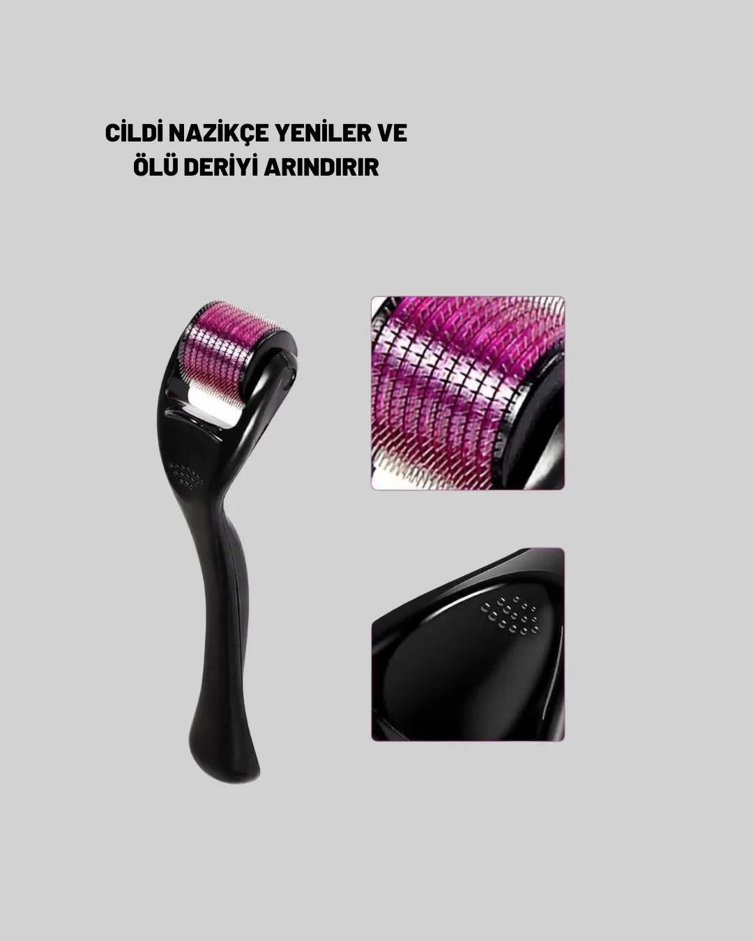 Cilt Yenileyici Derma Roller – Mikro İğneli Bakım Aracı