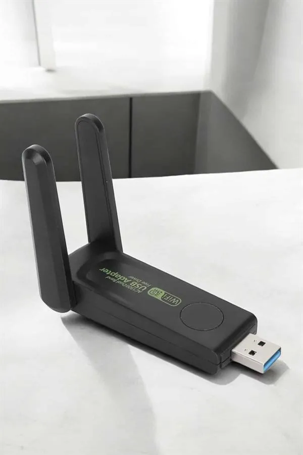 Dual Band Wifi Alıcı Adaptör USB 3.0 Destekli