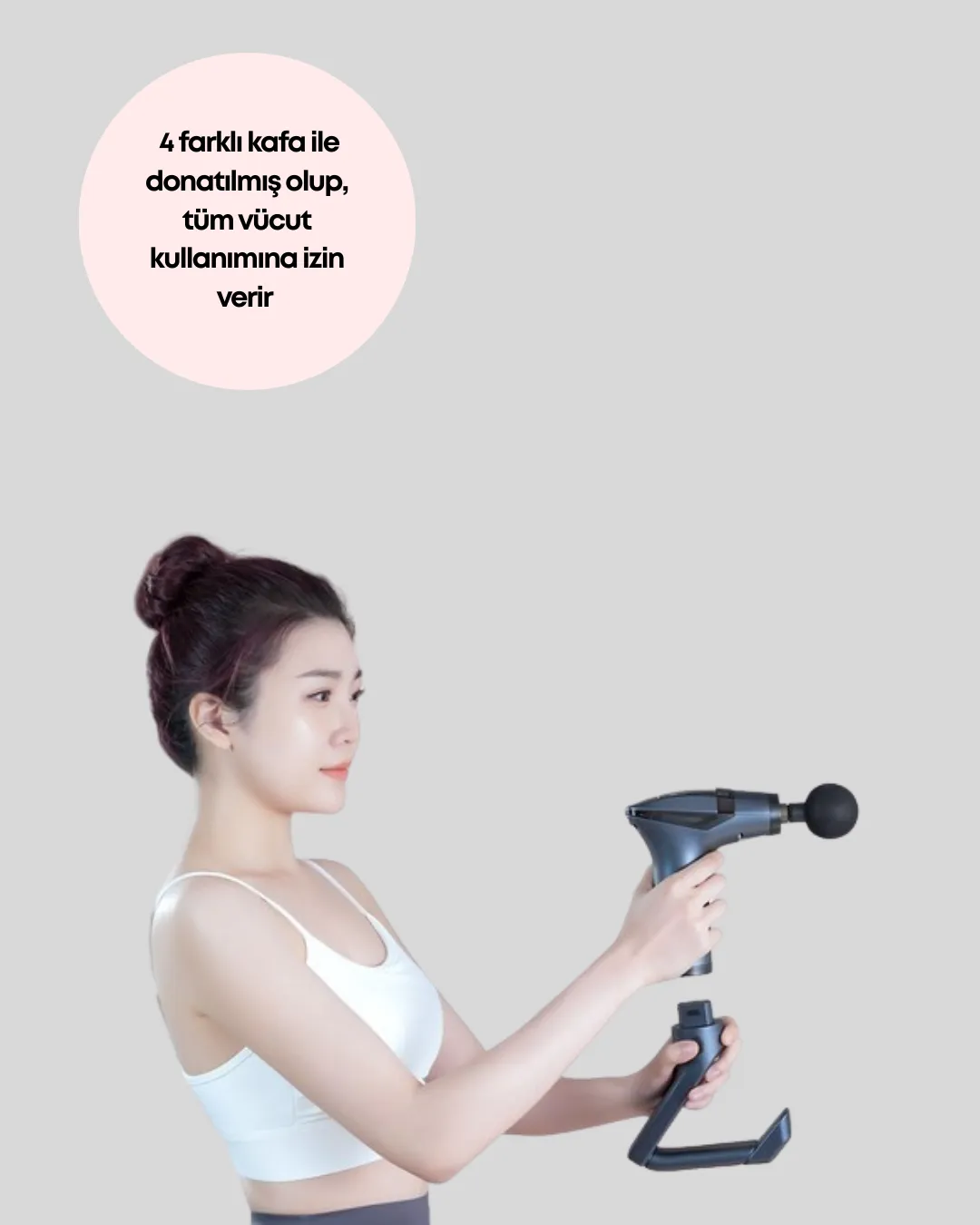 Titreşimli Şarjlı Masaj Aleti 3in1 Fonksiyonel Çok Amaçlı Model